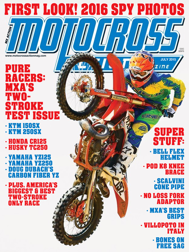 Motocross-Action July 01, 2015 Issue Cover