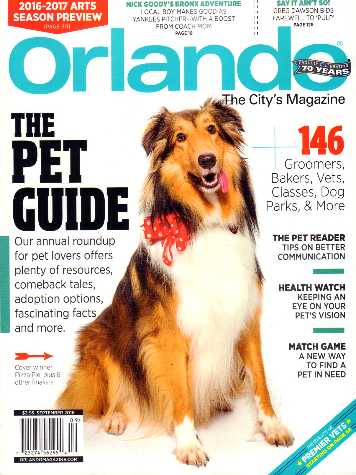 Orlando-Magazine September 01, 2016 Issue Cover