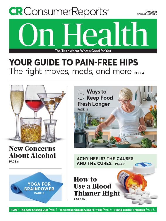 Consumer-Reports-On-Health June 01, 2024 Issue Cover