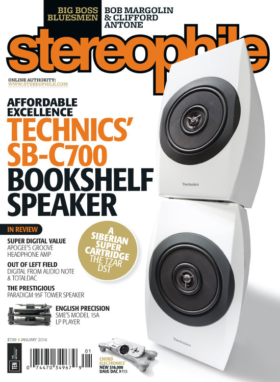 Stereophile January 01, 2016 Issue Cover