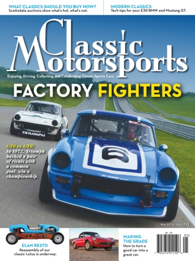Classic Motorsports May 01, 2018 Issue Cover