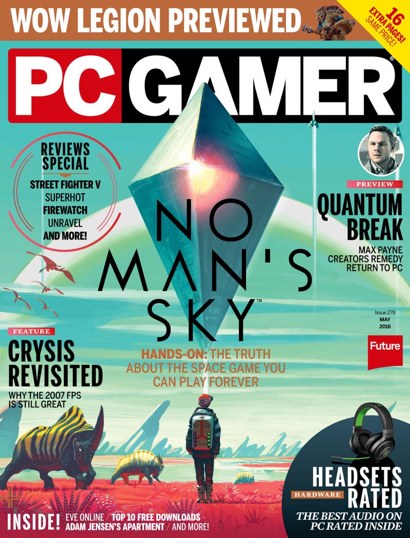PC-Gamer-(US-Edition) May 01, 2016 Issue Cover