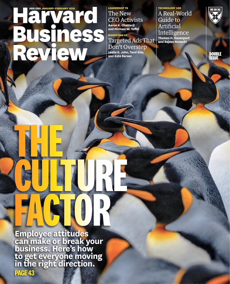 Harvard-Business-Review January 01, 2018 Issue Cover