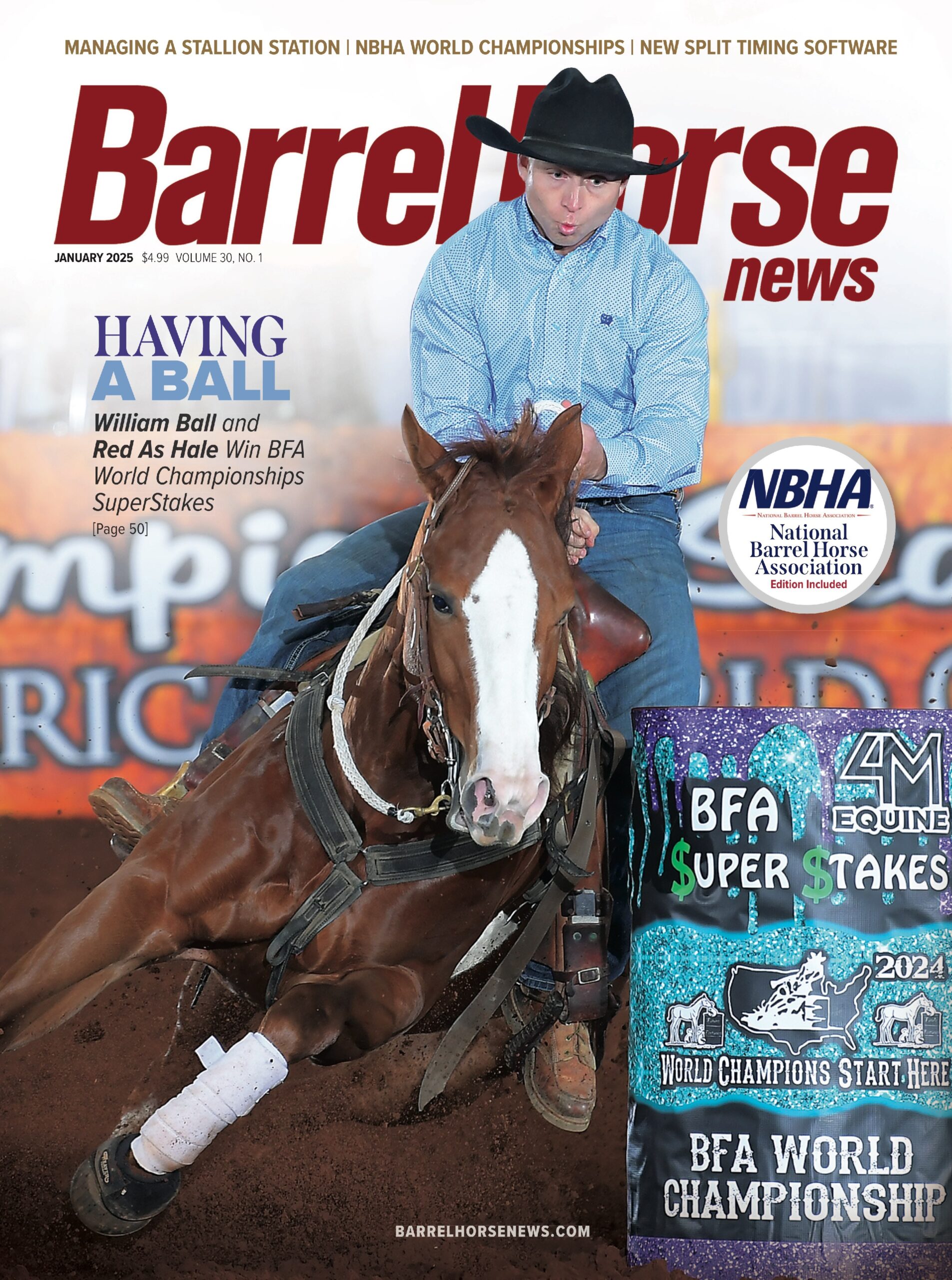 Barrel-Horse-News January 01, 2025 Issue Cover