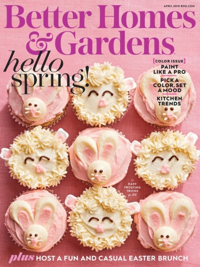 Better Homes & Gardens April 01, 2018 Issue Cover