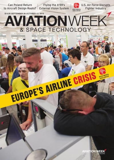Aviation Week & Space Technology September 30, 2019 Issue Cover