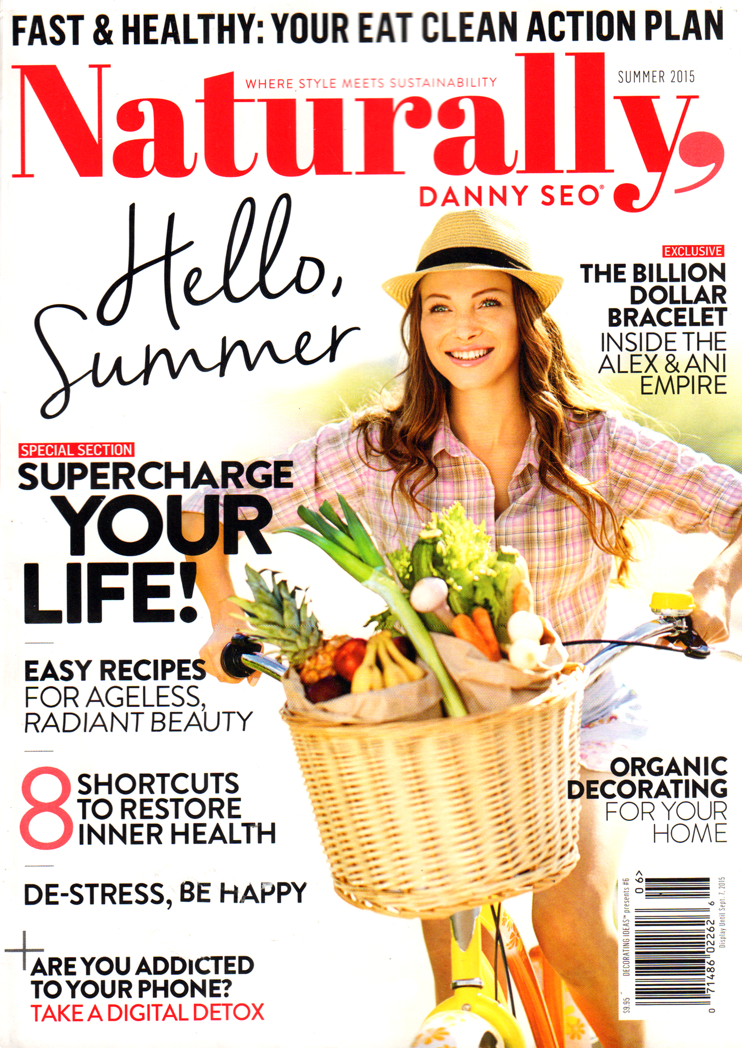 Naturally-Danny-Seo June 01, 2015 Issue Cover
