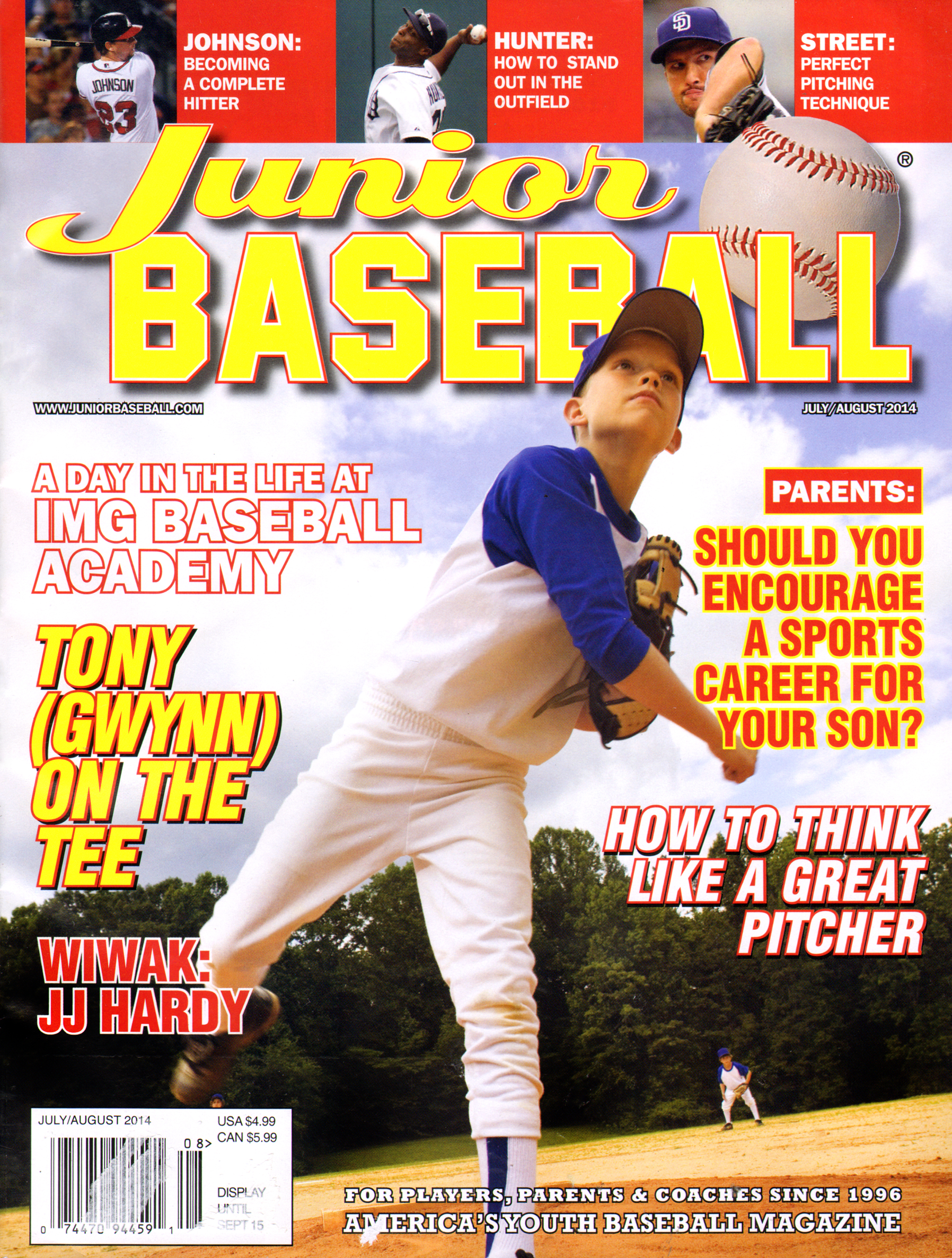 Junior-Baseball July 01, 2014 Issue Cover