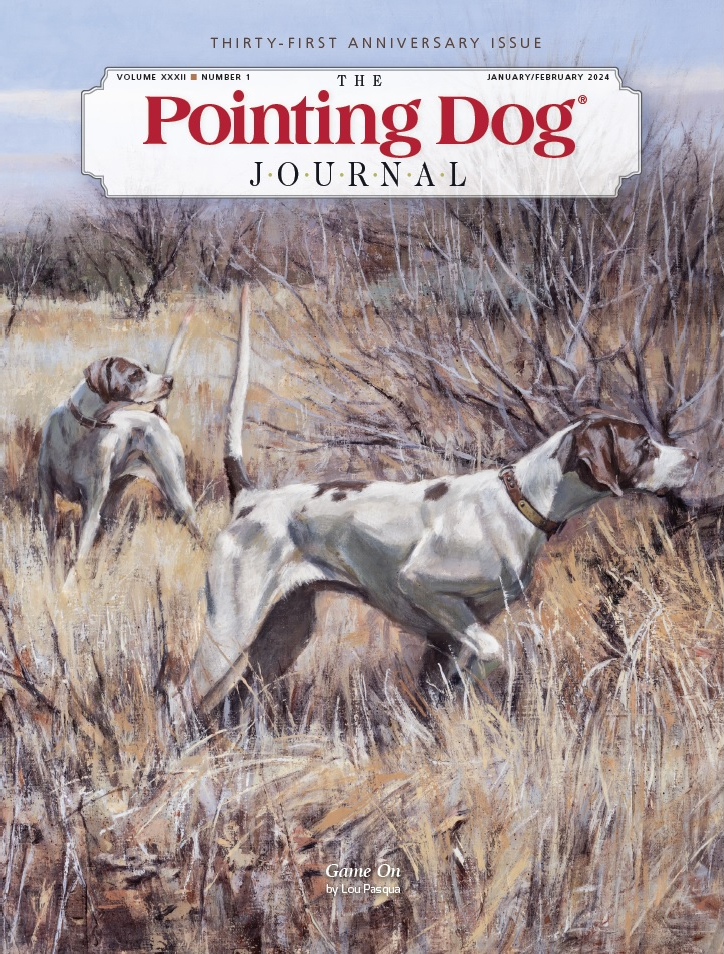 The Pointing Dog Journal January 01, 2024 Issue Cover