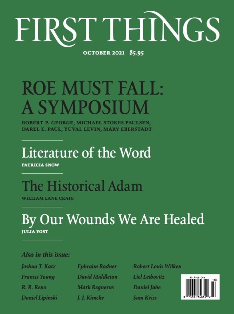 First-Things October 01, 2021 Issue Cover