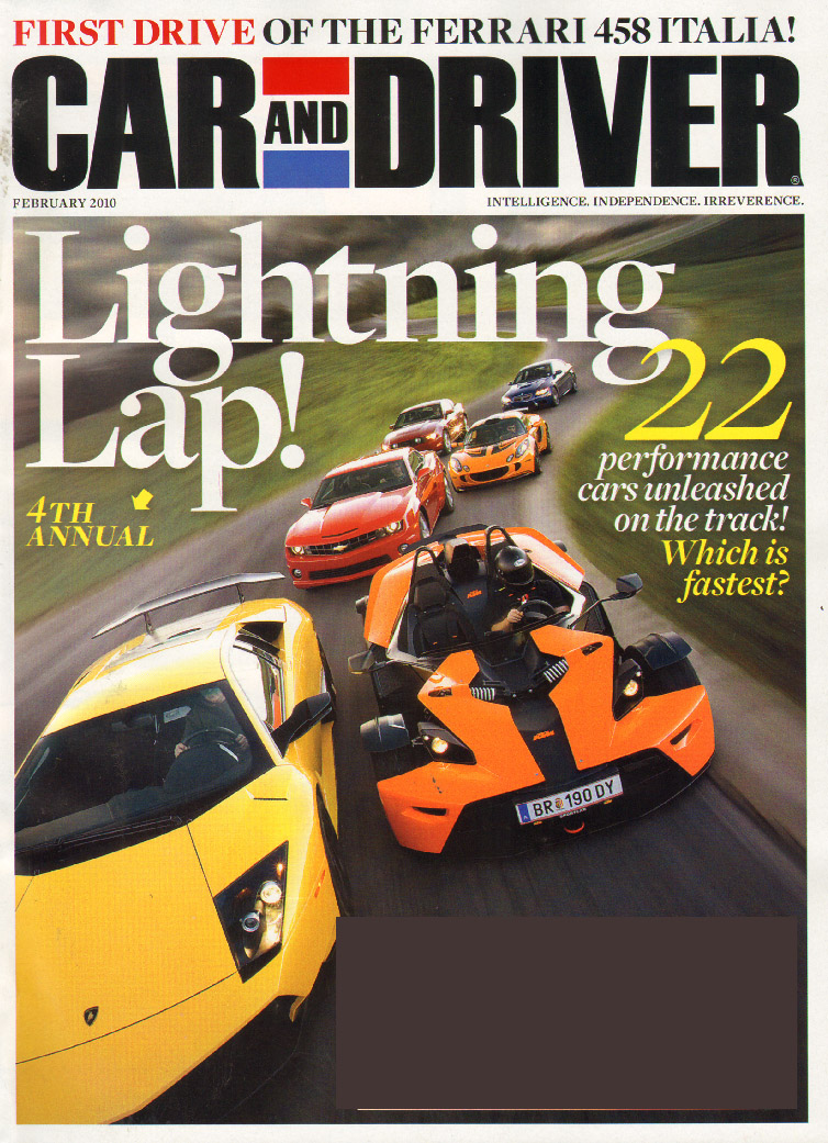 Car-And-Driver February 01, 2010 Issue Cover