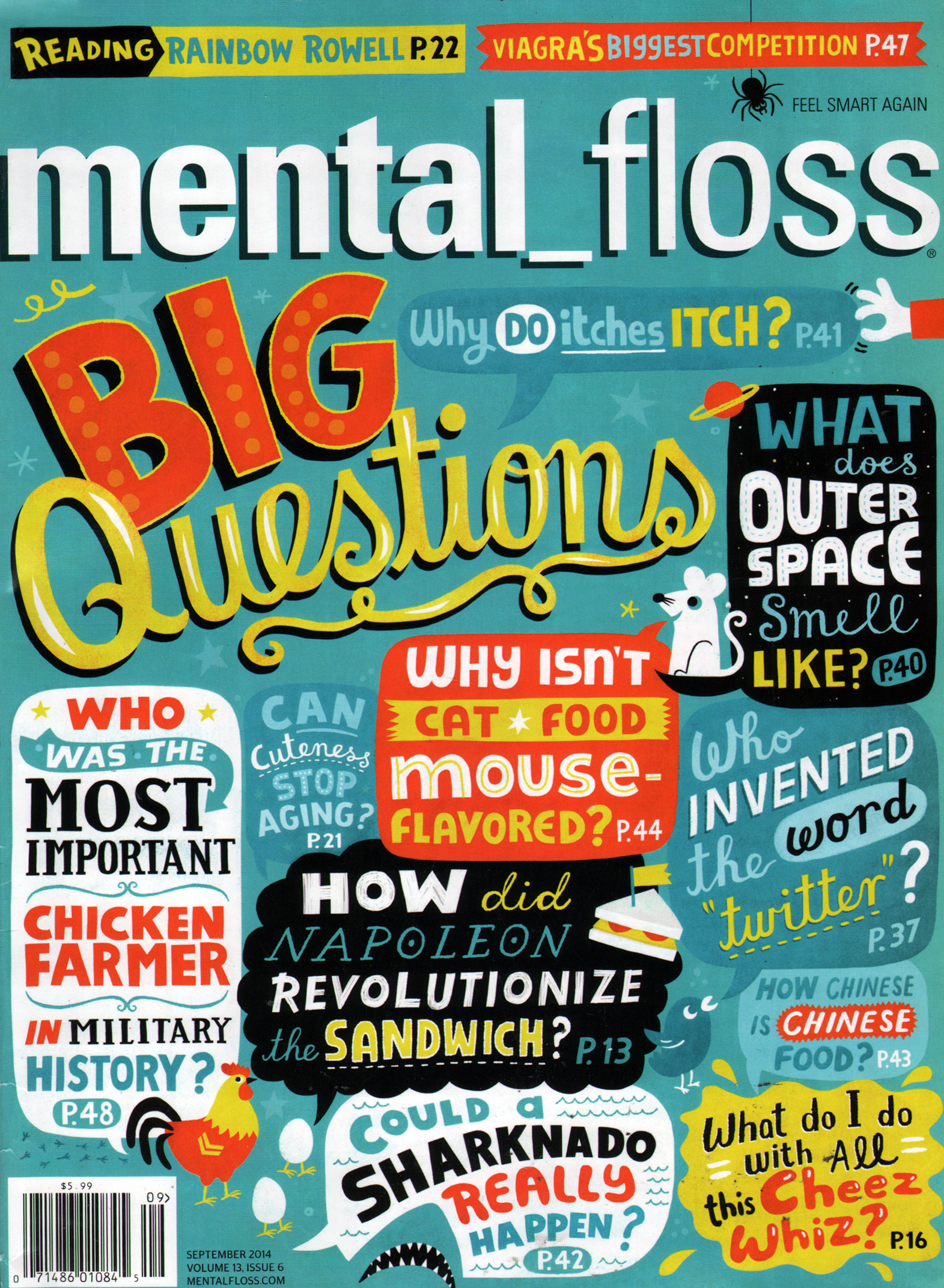 Mental-Floss September 01, 2014 Issue Cover