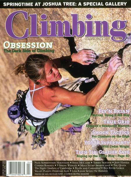 Climbing-Magazine April 01, 2008 Issue Cover