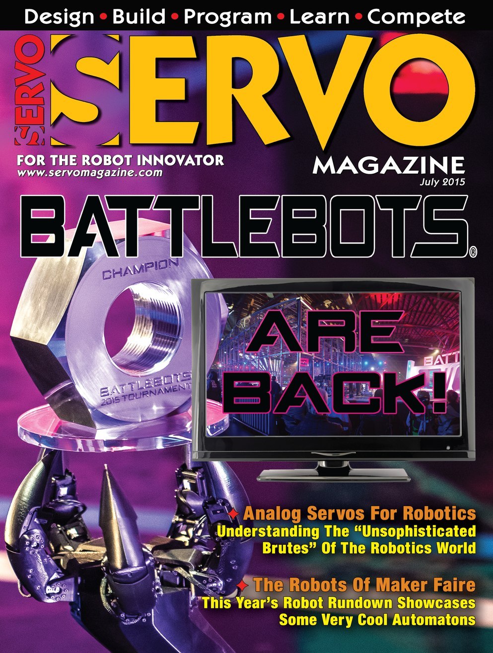 Servo-Magazine July 01, 2015 Issue Cover