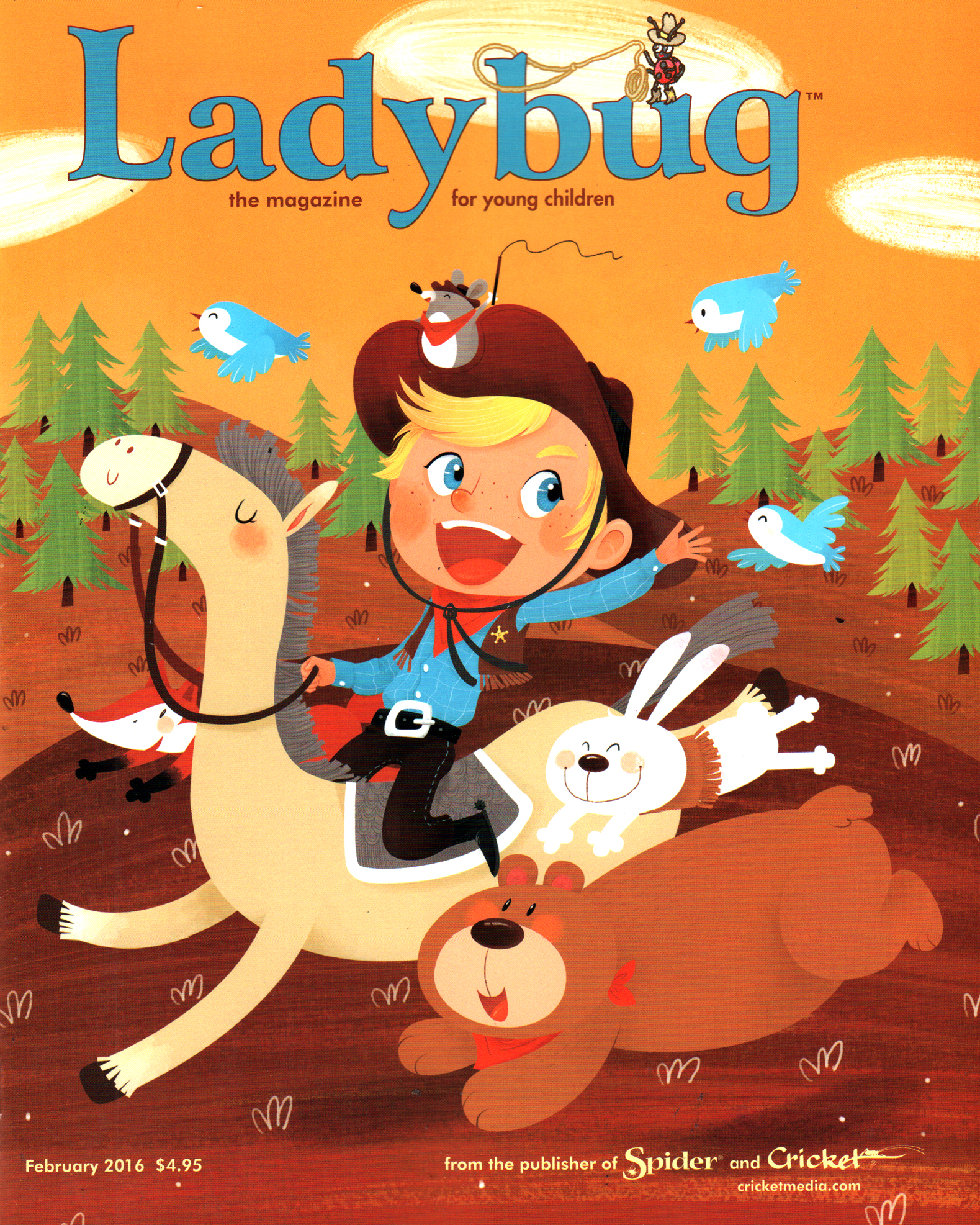 Ladybug February 01, 2016 Issue Cover
