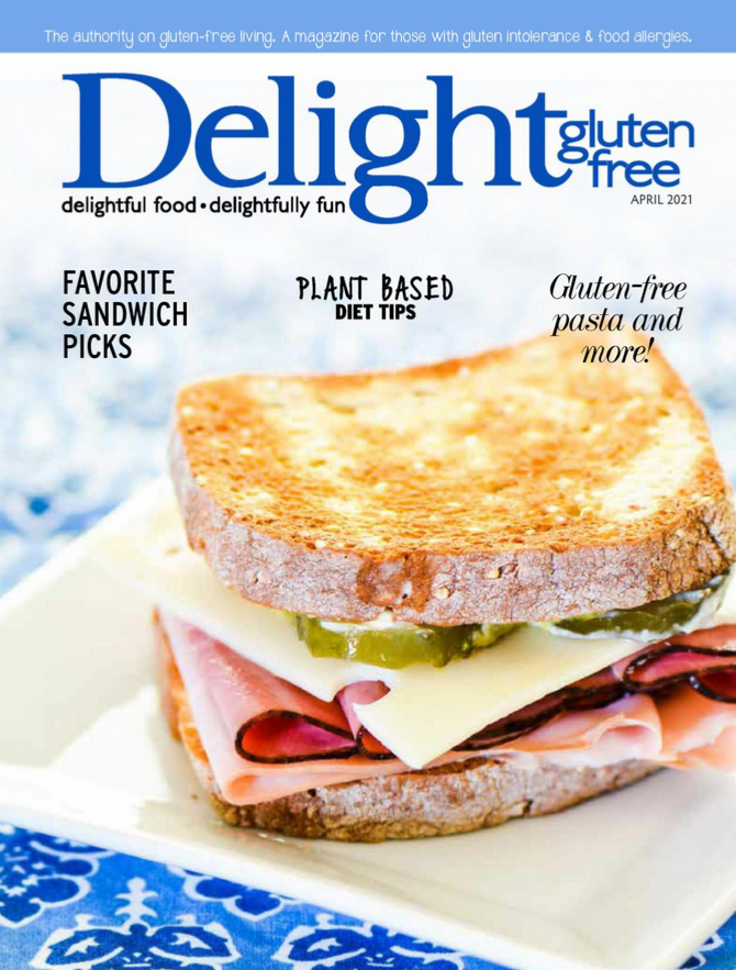 Delight-Gluten-Free April 01, 2021 Issue Cover