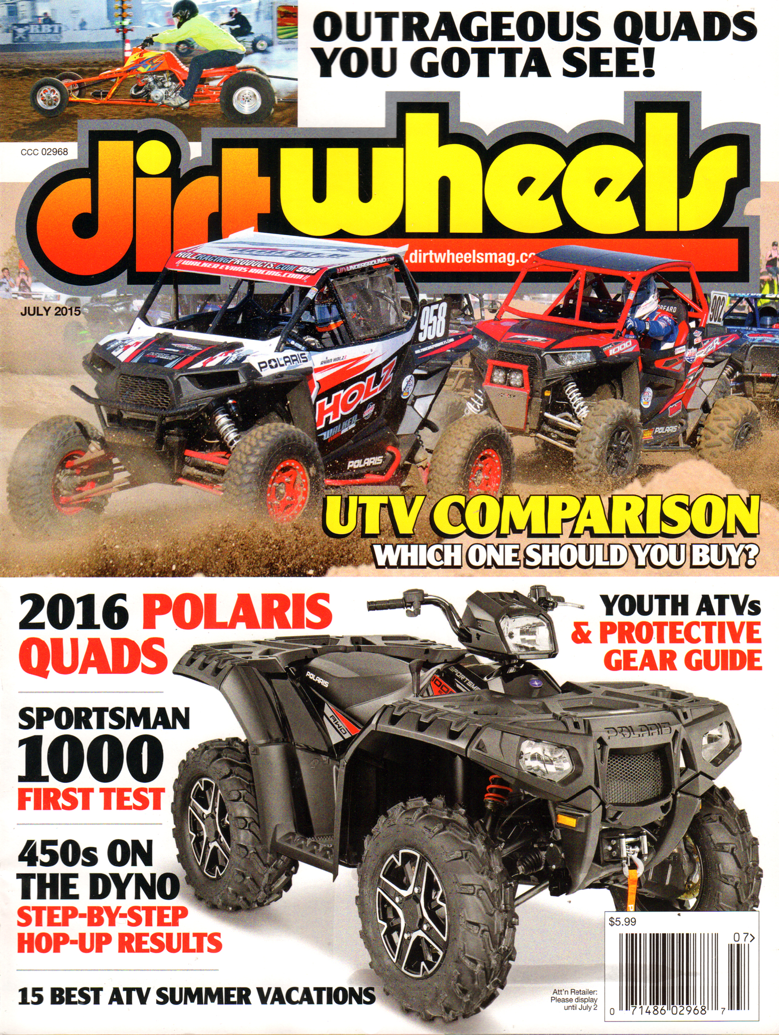 Dirt-Wheels July 01, 2015 Issue Cover