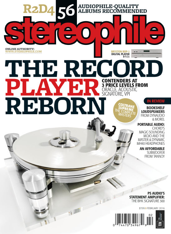 Stereophile February 01, 2016 Issue Cover
