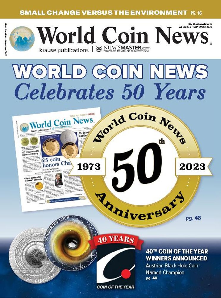 World-Coin-News September 01, 2023 Issue Cover
