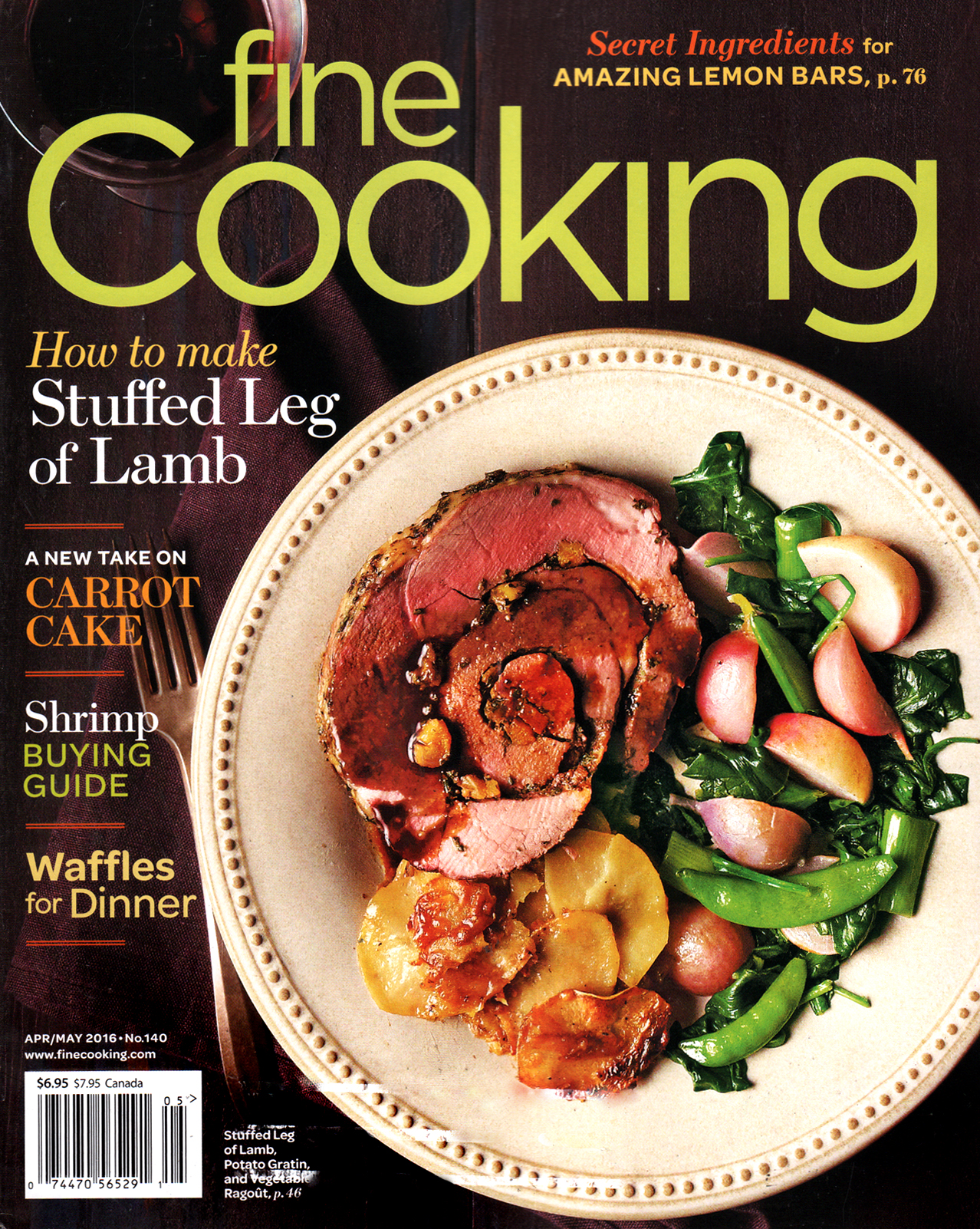 Fine-Cooking April 01, 2016 Issue Cover