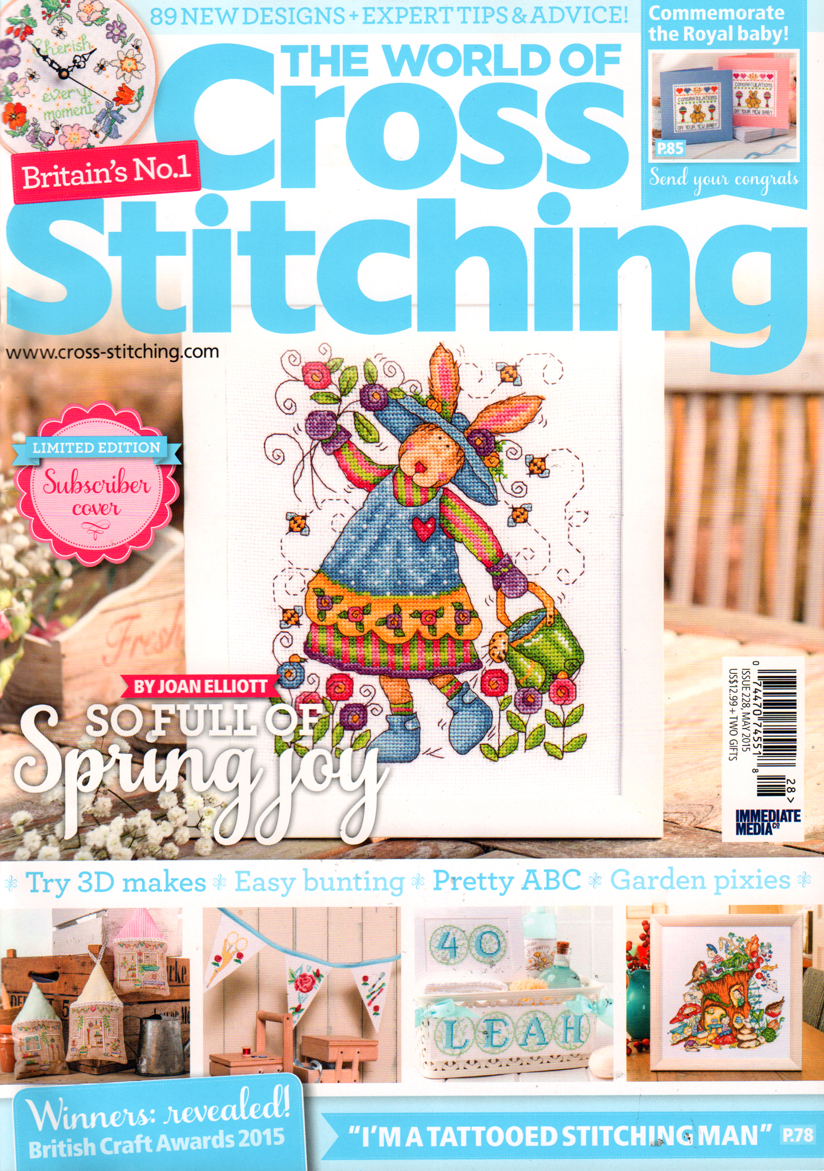The-World-of-Cross-Stitching May 01, 2015 Issue Cover
