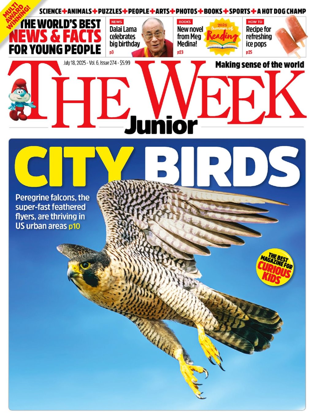The-Week-Junior July 18, 2025 Issue Cover