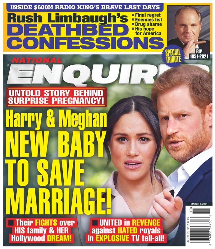 national-enquirer March 08, 2021 Issue Cover