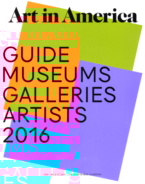 Art-In-America August 01, 2016 Issue Cover