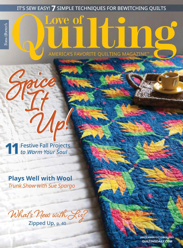 Fons-and-Porters-Love-of-Quilting September 01, 2021 Issue Cover
