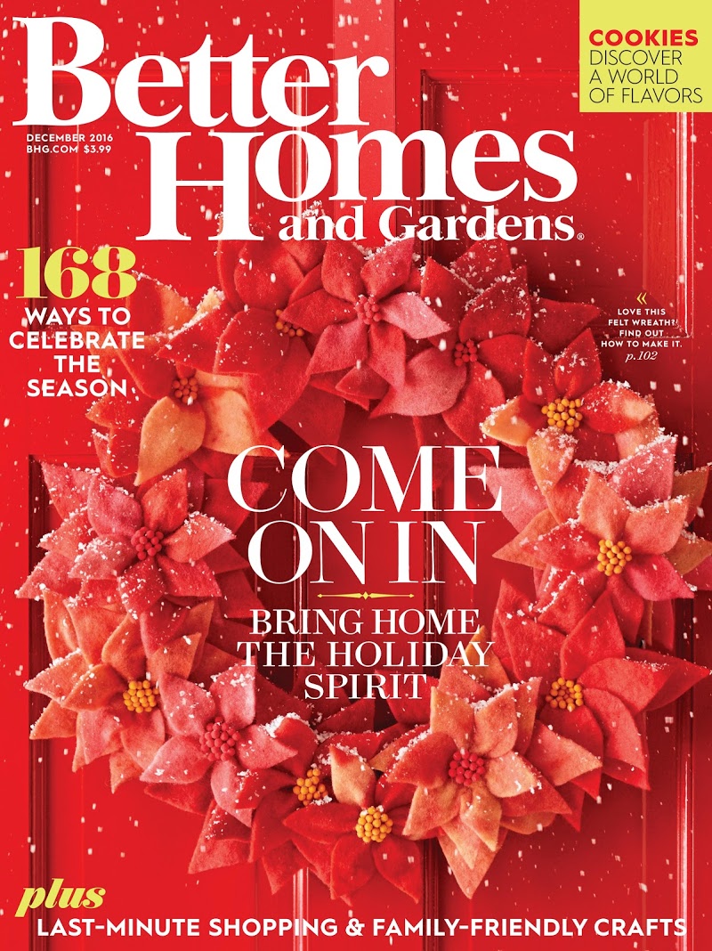 Better-Homes-and-Gardens December 01, 2016 Issue Cover