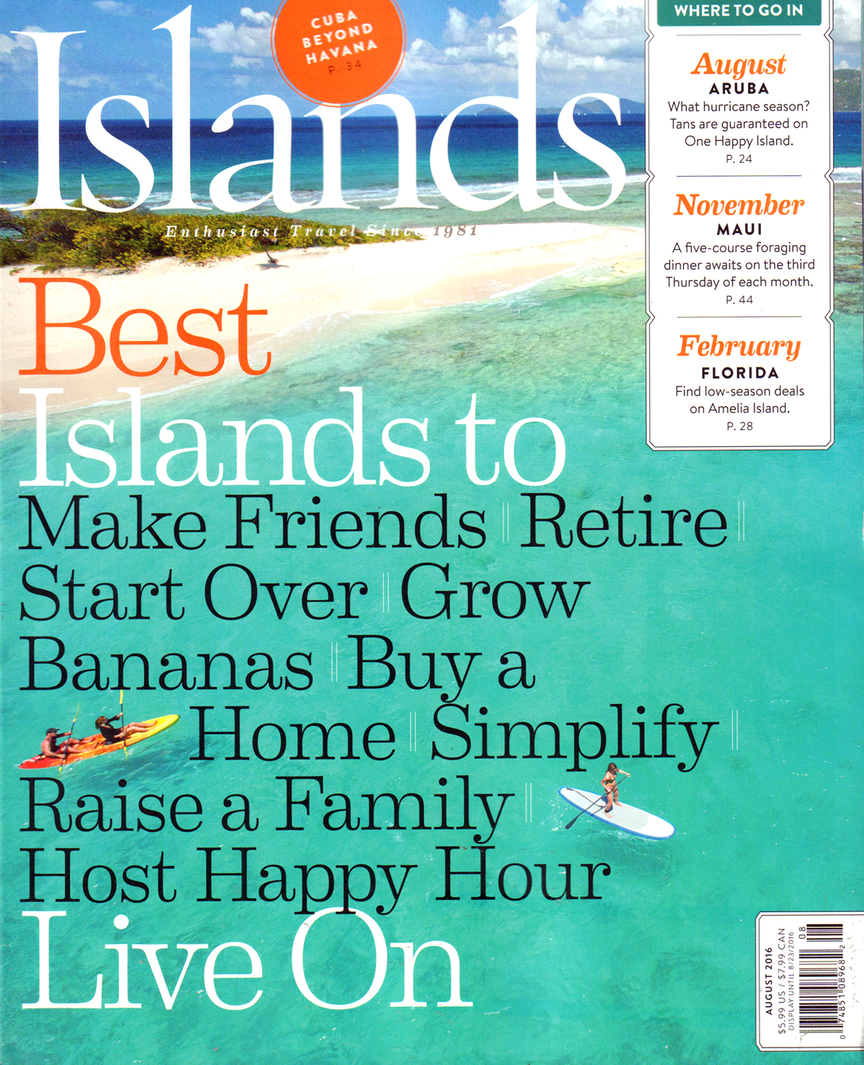 Islands August 01, 2016 Issue Cover