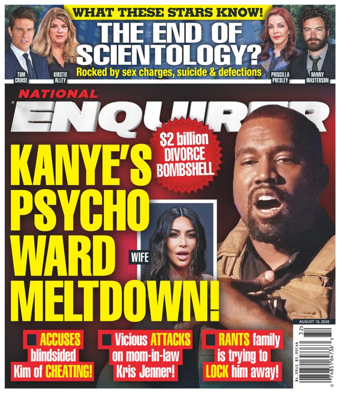 national-enquirer August 10, 2020 Issue Cover