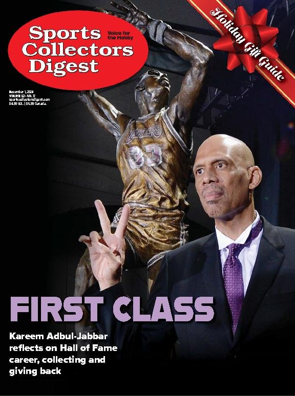Sports-Collectors-Digest December 01, 2024 Issue Cover