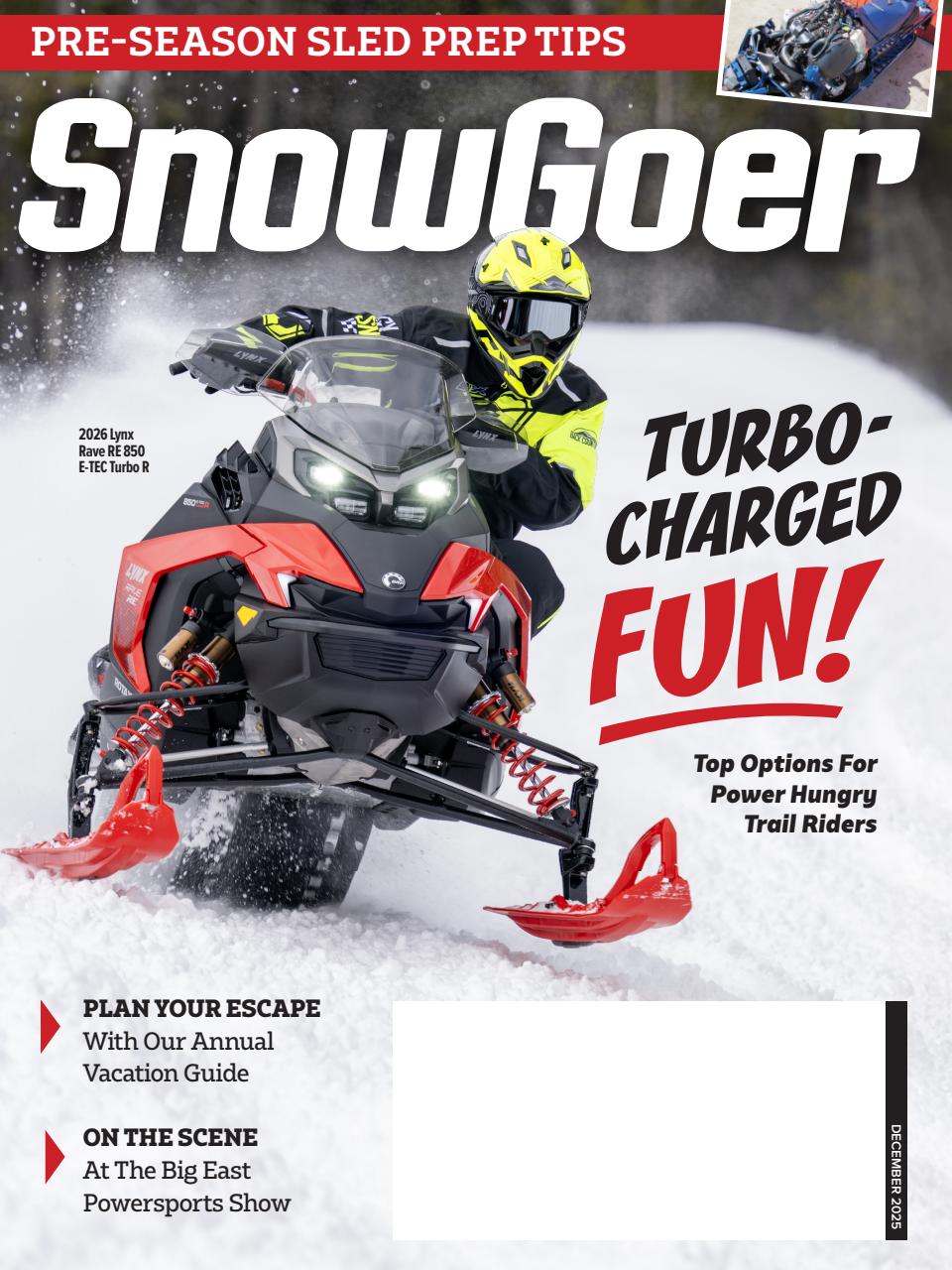 Snow Goer December 01, 2025 Issue Cover