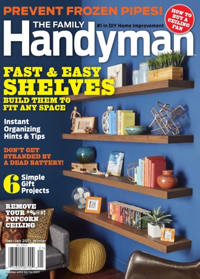 The Family Handyman December 01, 2016 Issue Cover