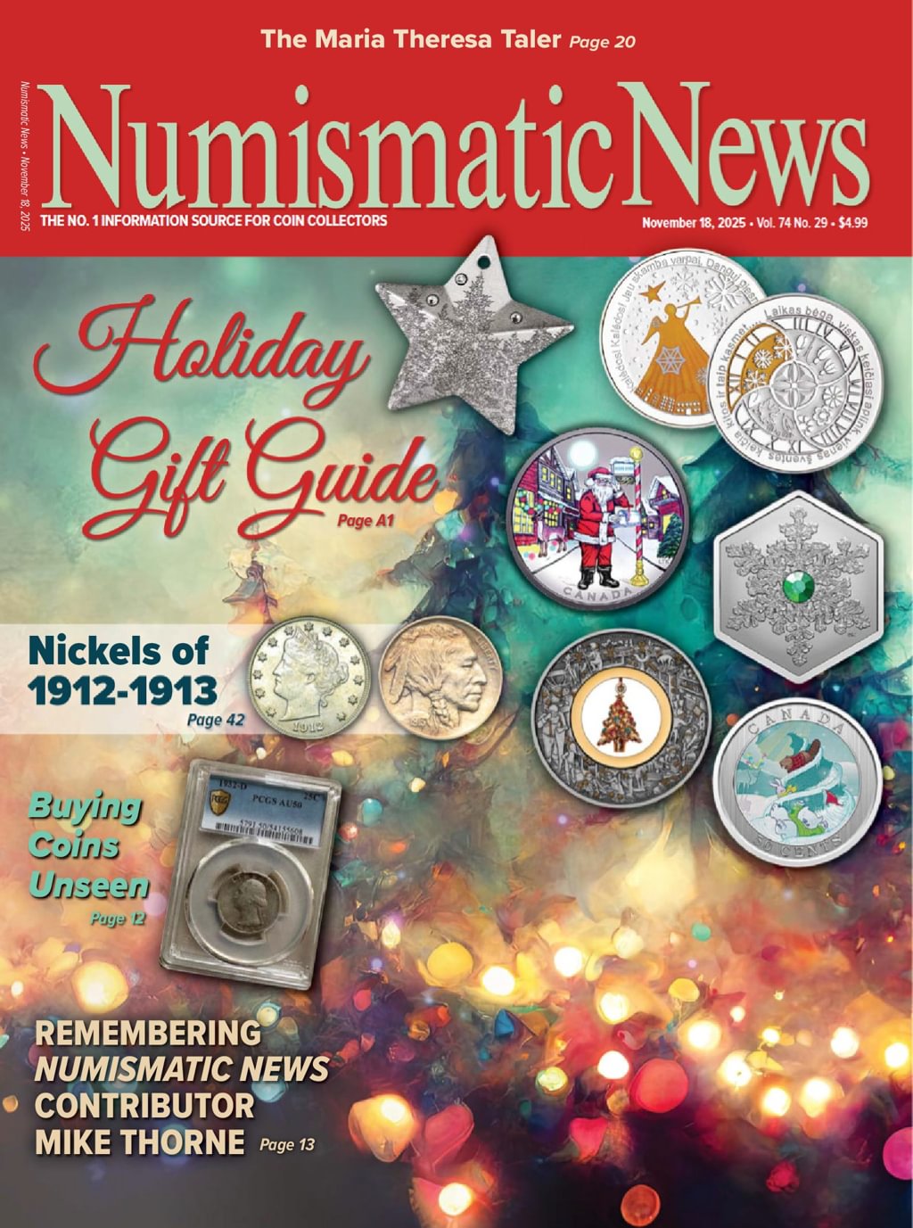 Numismatic-News November 18, 2025 Issue Cover