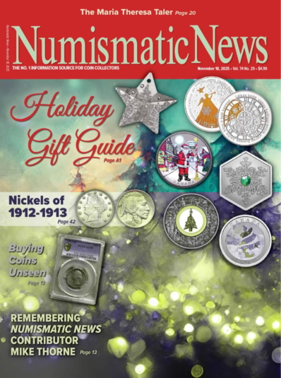 Numismatic News November 18, 2025 Issue Cover