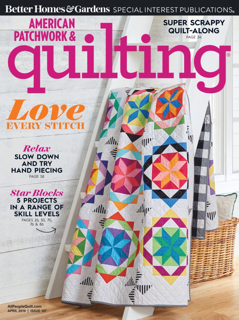 american-patchwork-and-quilting April 01, 2019 Issue Cover