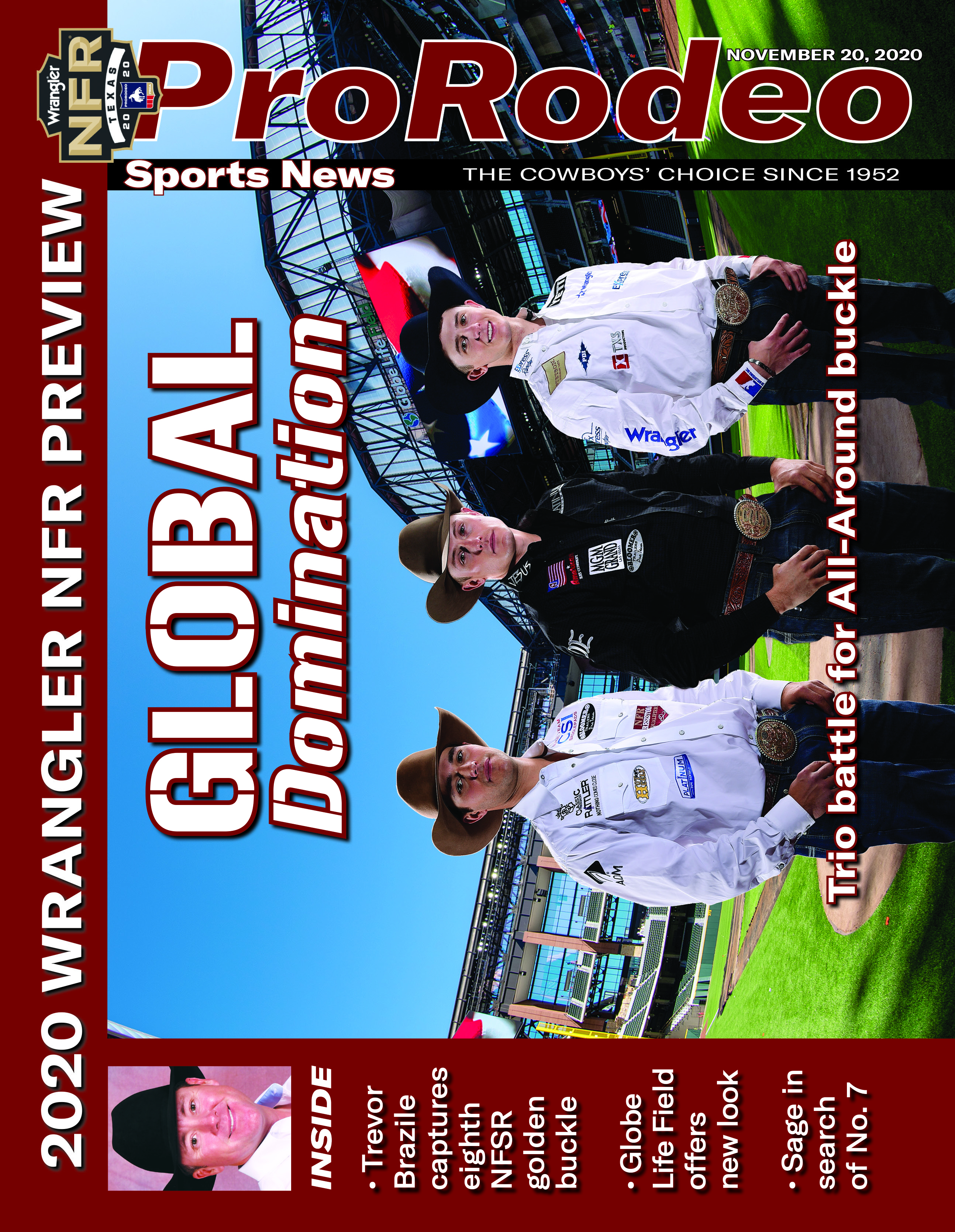Pro-Rodeo-Sports-News November 20, 2020 Issue Cover