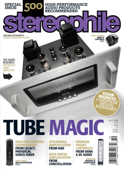 Stereophile October 01, 2018 Issue Cover