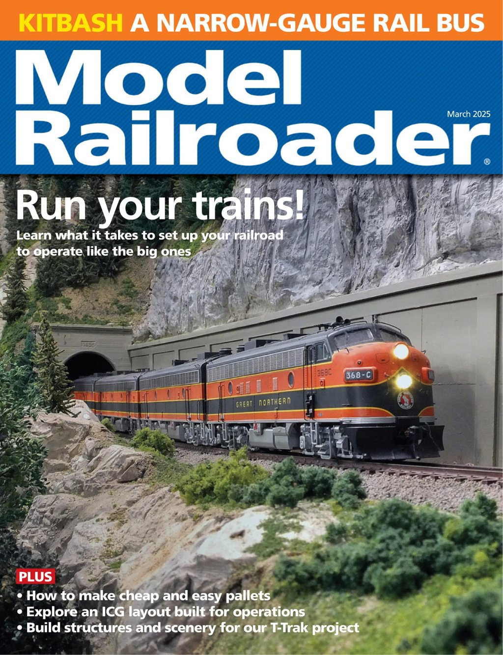 Model-Railroader March 01, 2025 Issue Cover