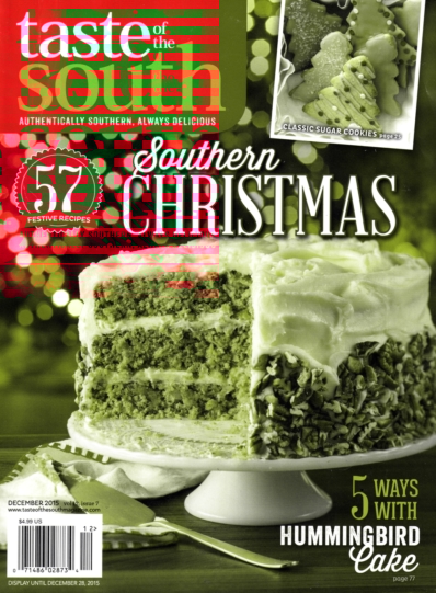 Taste of the South December 01, 2015 Issue Cover