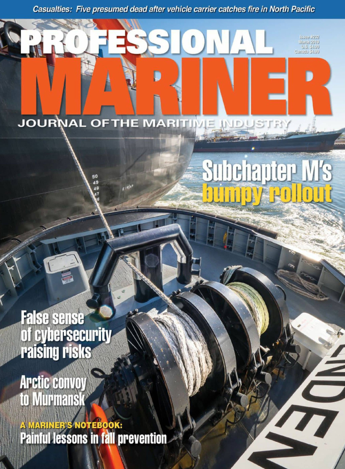 Professional-Mariner March 01, 2019 Issue Cover