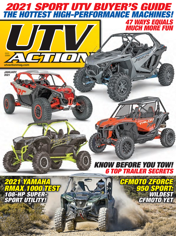 UTV-Action January 01, 2021 Issue Cover