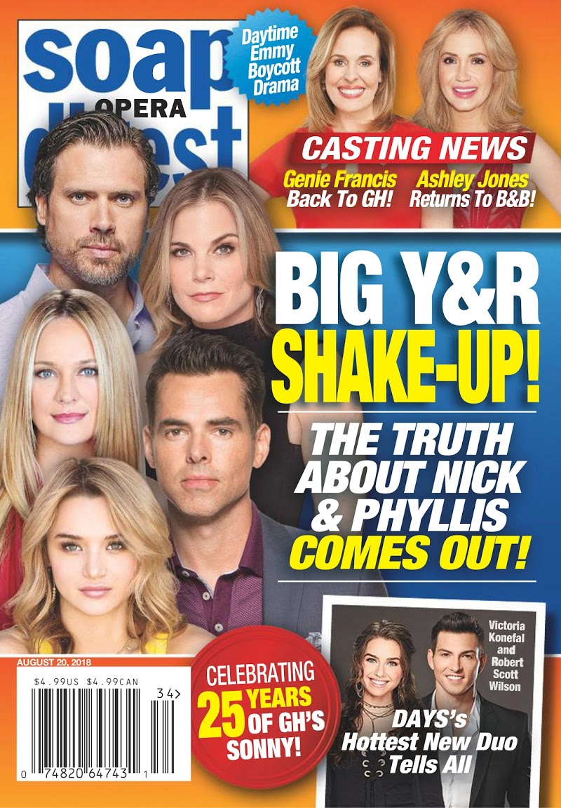 soap-opera-digest August 20, 2018 Issue Cover