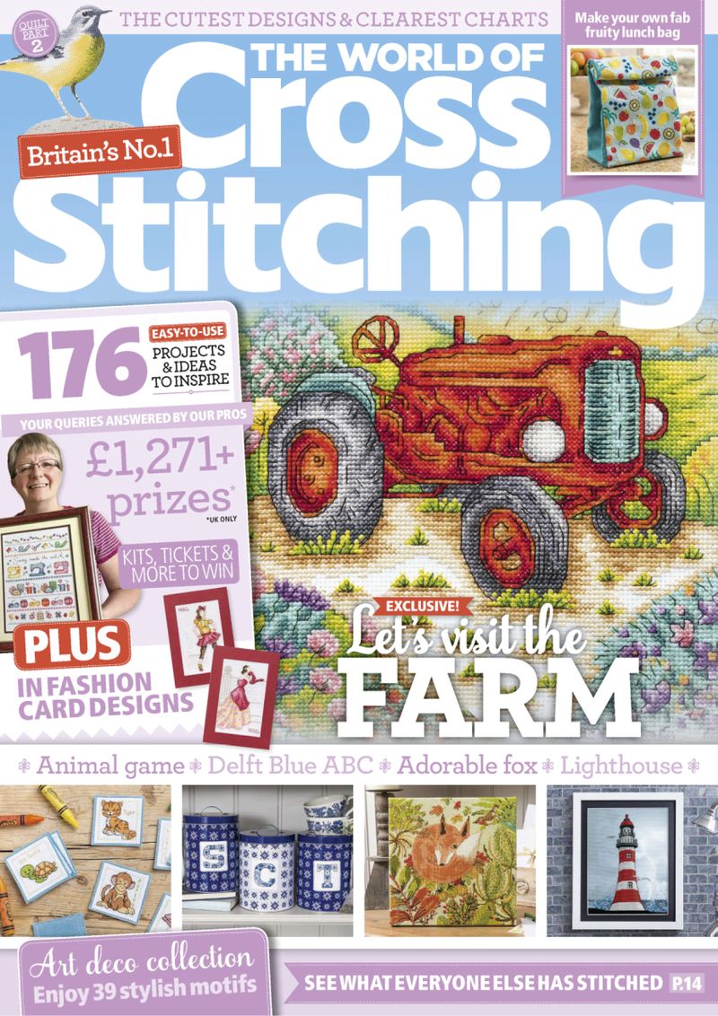 The-World-of-Cross-Stitching September 01, 2019 Issue Cover