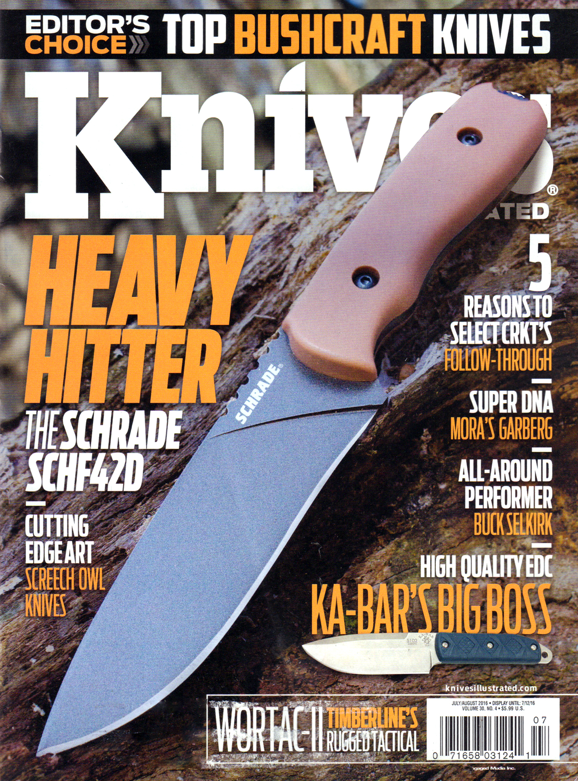 Knives-Illustrated July 01, 2016 Issue Cover