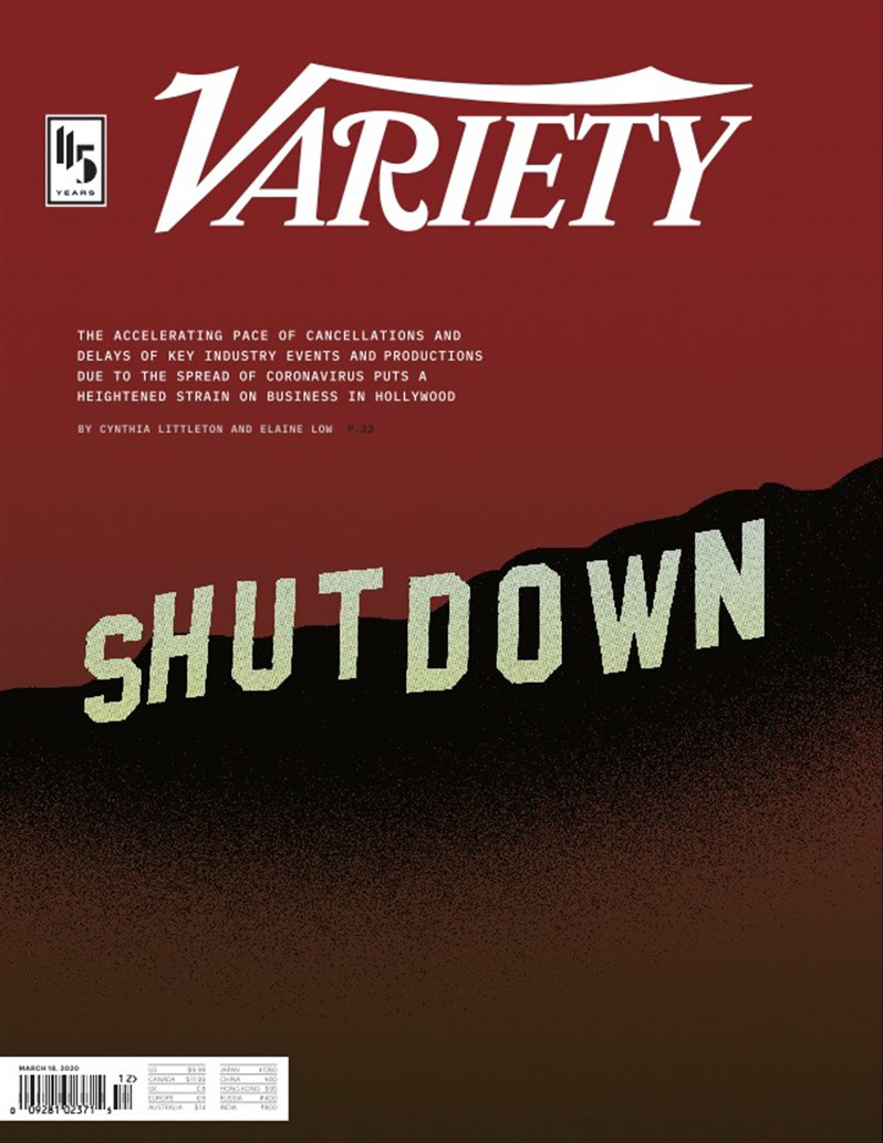 Variety March 18, 2020 Issue Cover