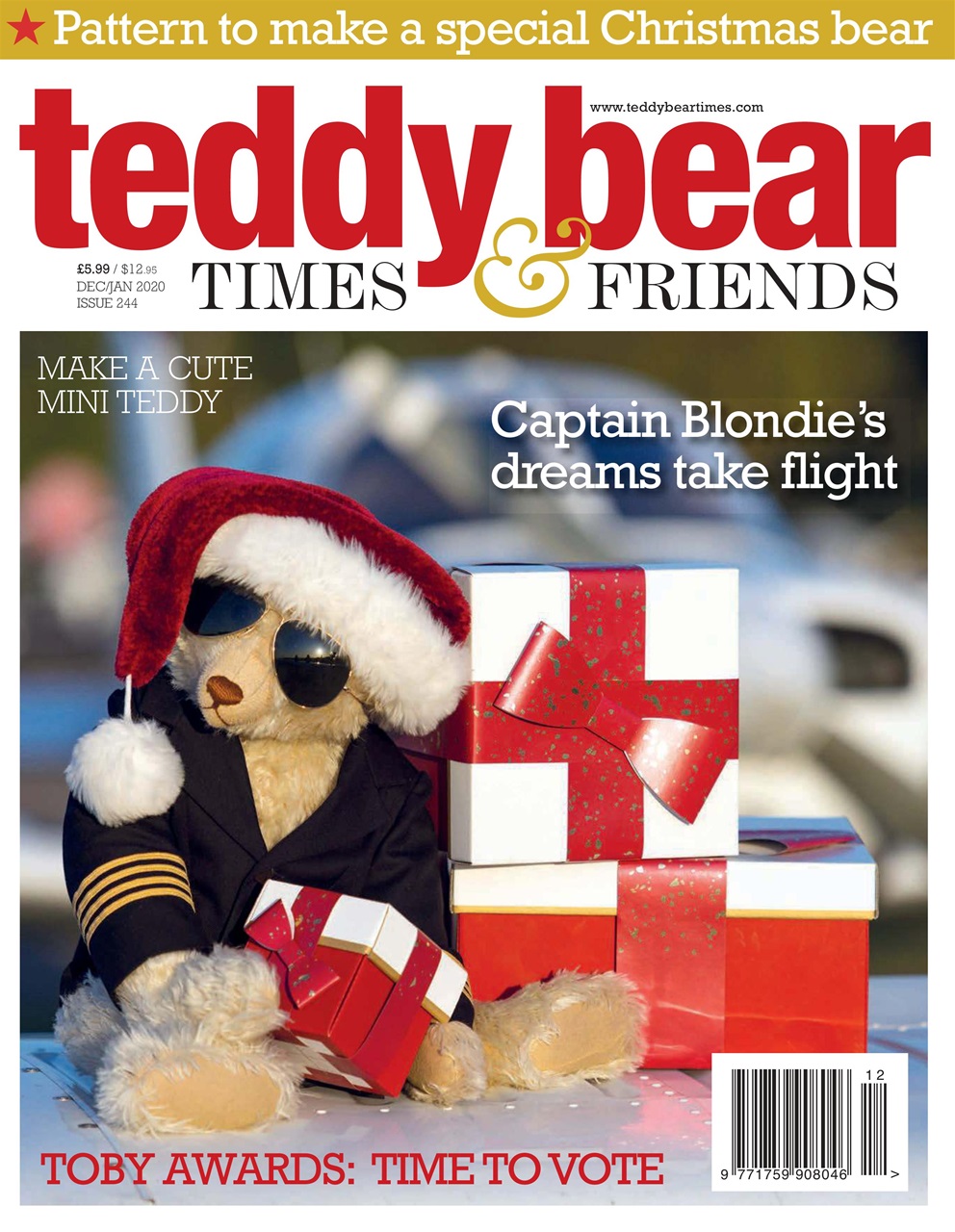 Teddy-Bear-Times-and-Friends December 01, 2019 Issue Cover