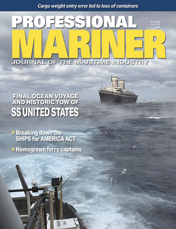 Professional-Mariner April 01, 2025 Issue Cover
